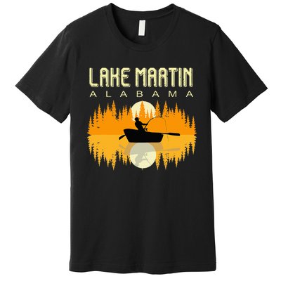 Lake Martin Alabama Usa Life And Fishing 80s Retro Gift Premium T-Shirt