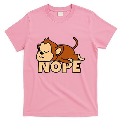 Lazy Monkey Apelet Ape Not Today Nope T-Shirt