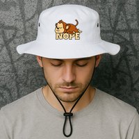 Lazy Monkey Apelet Ape Not Today Nope Legacy Cool Fit Booney Bucket Hat