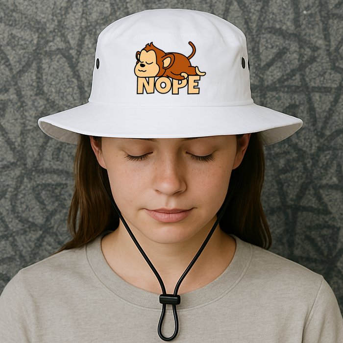 Lazy Monkey Apelet Ape Not Today Nope Legacy Cool Fit Booney Bucket Hat