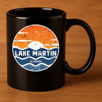 Lake Martin Alabama Lake Martin 11oz C Handle Ceramic Mug