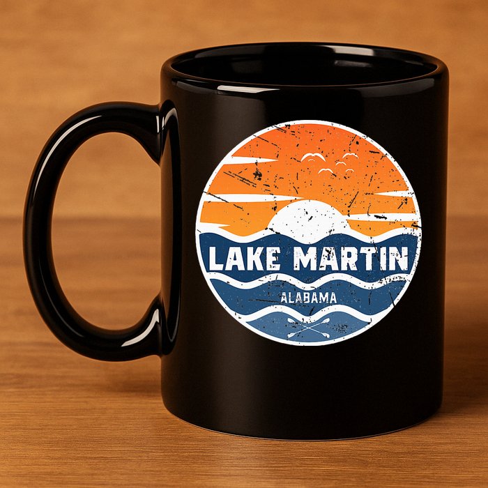 Lake Martin Alabama Lake Martin 11oz C Handle Ceramic Mug