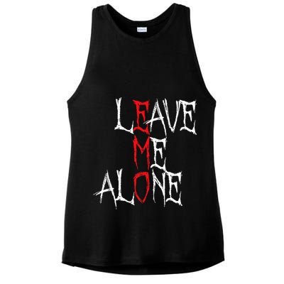 Leave Me Alone Emo Clothes Emocore Emo Music Fan Emo Ladies PosiCharge Tri-Blend Wicking Tank