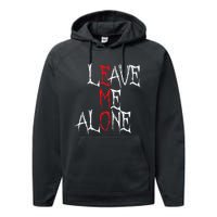 Leave Me Alone Emo Clothes Emocore Emo Music Fan Emo Performance Fleece Hoodie