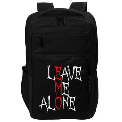 Leave Me Alone Emo Clothes Emocore Emo Music Fan Emo Impact Tech Backpack