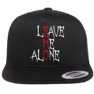 Leave Me Alone Emo Clothes Emocore Emo Music Fan Emo Flatbill Hat