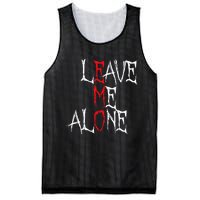 Leave Me Alone Emo Clothes Emocore Emo Music Fan Emo Mesh Reversible Basketball Jersey Tank