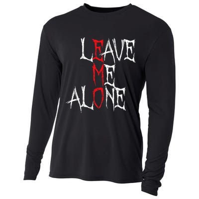 Leave Me Alone Emo Clothes Emocore Emo Music Fan Emo Cooling Performance Long Sleeve Crew