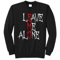 Leave Me Alone Emo Clothes Emocore Emo Music Fan Emo Tall Sweatshirt