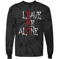 Leave Me Alone Emo Clothes Emocore Emo Music Fan Emo Tie-Dye Long Sleeve Shirt