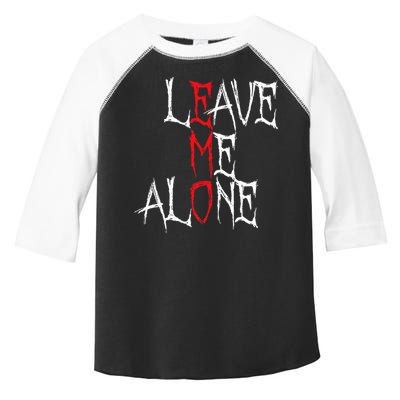 Leave Me Alone Emo Clothes Emocore Emo Music Fan Emo Toddler Fine Jersey T-Shirt