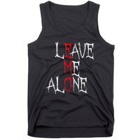 Leave Me Alone Emo Clothes Emocore Emo Music Fan Emo Tank Top