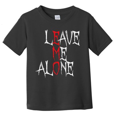 Leave Me Alone Emo Clothes Emocore Emo Music Fan Emo Toddler T-Shirt