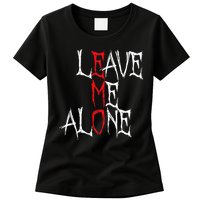 Leave Me Alone Emo Clothes Emocore Emo Music Fan Emo Womens T-Shirt