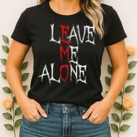 Leave Me Alone Emo Clothes Emocore Emo Music Fan Emo Womens T-Shirt