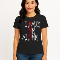 Leave Me Alone Emo Clothes Emocore Emo Music Fan Emo Womens T-Shirt