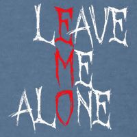 Leave Me Alone Emo Clothes Emocore Emo Music Fan Emo Garment-Dyed Sweatshirt