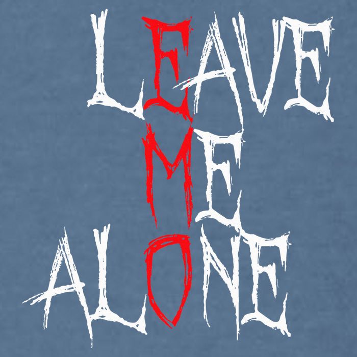 Leave Me Alone Emo Clothes Emocore Emo Music Fan Emo Garment-Dyed Sweatshirt