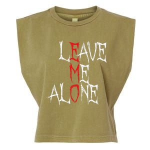 Leave Me Alone Emo Clothes Emocore Emo Music Fan Emo Garment-Dyed Women's Muscle Tee