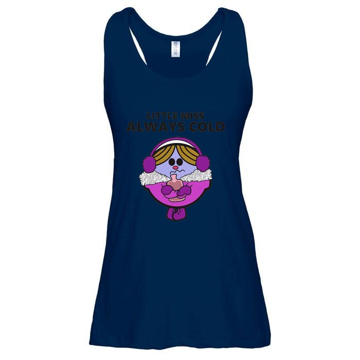 Little Miss Always Cold Funny Winter Trending Gift Idea Ladies Essential Flowy Tank