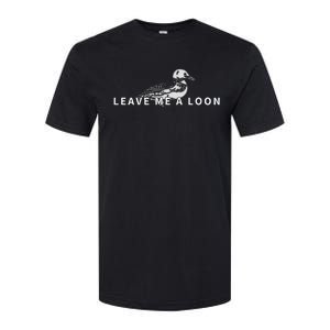 Leave Me A Loon Bird Watching Softstyle® CVC T-Shirt