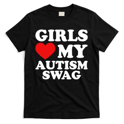 Love My Autism Swag Funny Autistic Gifts Awareness T-Shirt