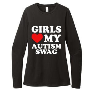 Love My Autism Swag Funny Autistic Gifts Awareness Womens CVC Long Sleeve Shirt