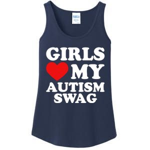 Love My Autism Swag Funny Autistic Gifts Awareness Ladies Essential Tank