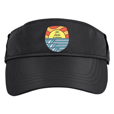 Lake Martin Alabama Al Sunset Souvenir Adult Drive Performance Visor