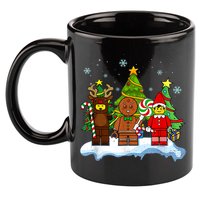 Lego Man Around The Christmas Kids Toddler Family Matching 11oz C Handle Ceramic Mug