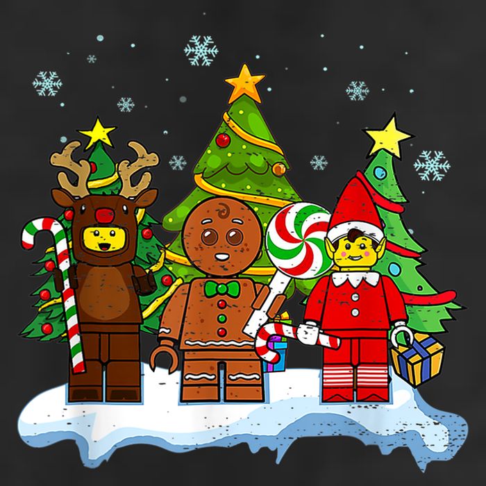 Lego Man Around The Christmas Kids Toddler Family Matching Hat