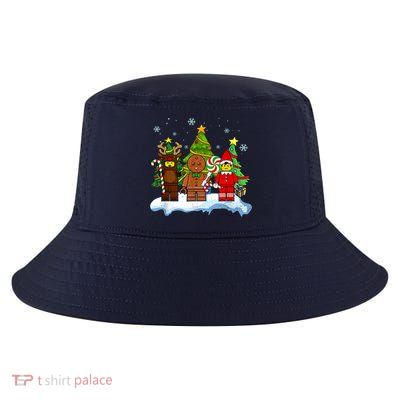 Lego Man Around The Christmas Kids Toddler Family Matching Cool Comfort Performance Bucket Hat