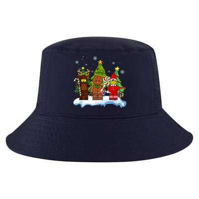 Lego Man Around The Christmas Kids Toddler Family Matching Cool Comfort Performance Bucket Hat