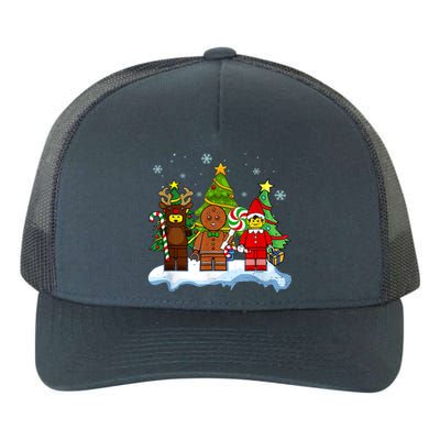 Lego Man Around The Christmas Kids Toddler Family Matching Yupoong Adult 5-Panel Trucker Hat