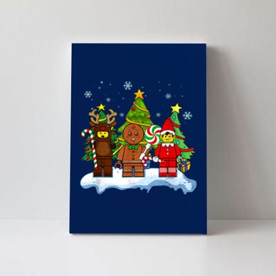 Lego Man Around The Christmas Kids Toddler Family Matching Canvas