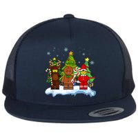 Lego Man Around The Christmas Kids Toddler Family Matching Flat Bill Trucker Hat