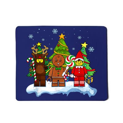 Lego Man Around The Christmas Kids Toddler Family Matching Mousepad