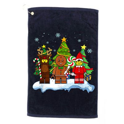 Lego Man Around The Christmas Kids Toddler Family Matching Golf Towel
