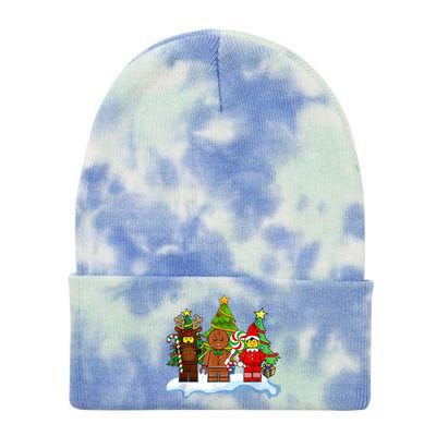 Lego Man Around The Christmas Kids Toddler Family Matching Tie Dye 12in Knit Beanie