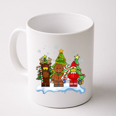 Lego Man Around The Christmas Kids Toddler Family Matching Coffee Mug