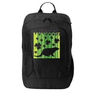 Lucky Mongoose Animal St Patrick's Day Irish Gift City Backpack