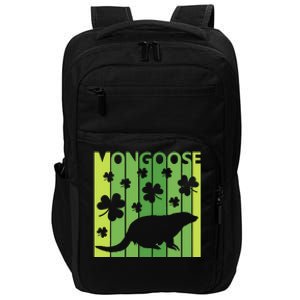 Lucky Mongoose Animal St Patrick's Day Irish Gift Impact Tech Backpack