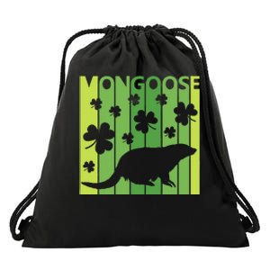 Lucky Mongoose Animal St Patrick's Day Irish Gift Drawstring Bag