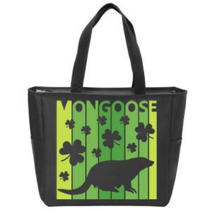 Lucky Mongoose Animal St Patrick's Day Irish Gift Zip Tote Bag