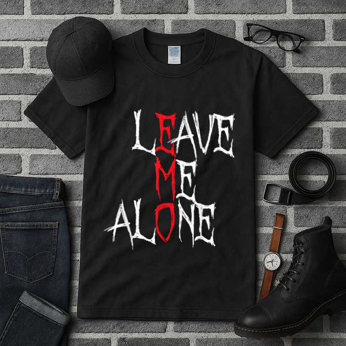 Leave Me Alone Emo Clothes Emocore Emo Music Fan Emo Tall T-Shirt