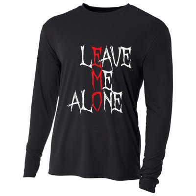 Leave Me Alone Emo Clothes Emocore Emo Music Fan Emo Cooling Performance Long Sleeve Crew