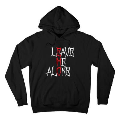 Leave Me Alone Emo Clothes Emocore Emo Music Fan Emo Tall Hoodie