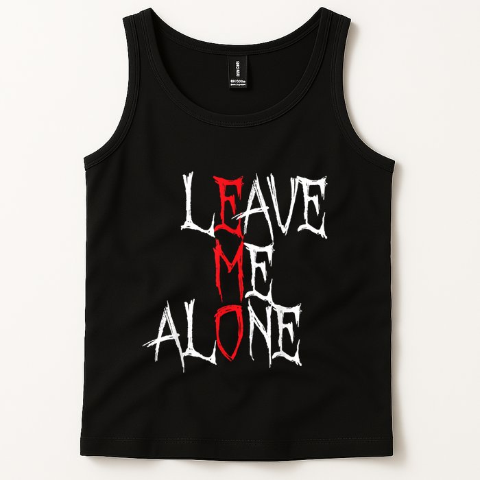 Leave Me Alone Emo Clothes Emocore Emo Music Fan Emo Tank Top