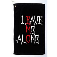 Leave Me Alone Emo Clothes Emocore Emo Music Fan Emo Golf Towel