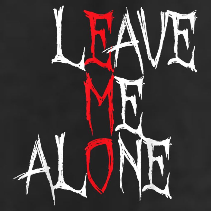 Leave Me Alone Emo Clothes Emocore Emo Music Fan Emo Golf Towel